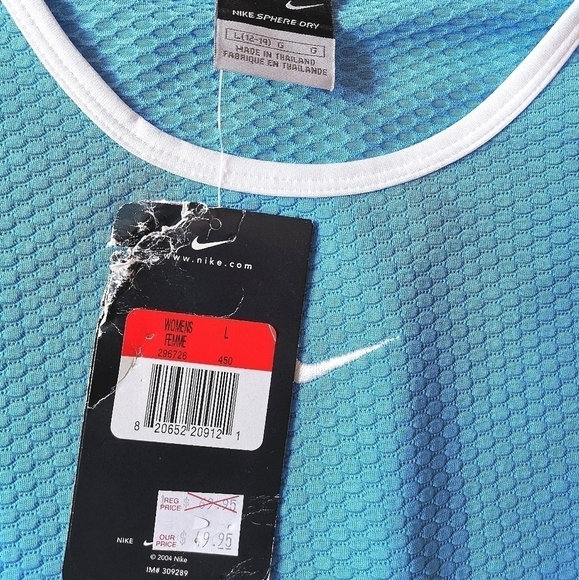 NWT Nike Sphere Dry long sleeve athletic blue top - Picture 4 of 6